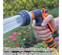 Shein 1 pieza Pistola de agua de alta presión para jardín con boquilla ajustable, multiusos para riego de jardín + lavado de autos + limpieza de patio, dise