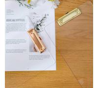 Shein 1 pieza Pizarra de escritura de acrílico, 8.6x12 pulgadas, con clip fino, capacidad de colgar, transparente - Tamaño estándar A4, adecuado para útiles