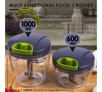 Shein 1 pieza Prensa de ajo de acero inoxidable | Procesador de alimentos manual fácil y multiusos - Diseño portátil con cordón para picar rápidamente cebol