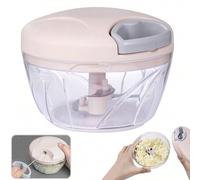 Shein 1 pieza Prensa manual de ajo rosa de 500ml para uso doméstico, prensa de ajo manual adecuada para picar ajos, jengibre, chiles, cebollas y otros alime