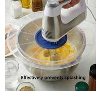 Shein 1 pieza Protector contra salpicaduras para batidora, tazón anti-salpicaduras de cocina, adecuado para huevos, masa y salsas, tapa de tazón de mezcla,