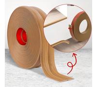 Shein 1 pieza Protector de esquina de pared autoadhesivo de 3 metros x 2 cm, protector de borde de pared de grano de madera de roble amarillo, protector de