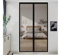Shein 1 pieza Puerta de malla magnética - Durable y amigable con mascotas, se ajusta a puertas frontales/corredizas, evita insectos, permite ventilación