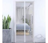 Shein 1 pieza Puerta de malla magnética suave, adecuada para puertas y ventanas, puerta de malla autocierre magnética anti-mosquitos, barrera de malla trans