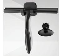 Shein 1 pieza Rasqueta de silicona, Rasqueta multiusos sin rayas para ducha, Adecuada para puertas de vidrio, ventanas de baño, espejos de baño, espejos de