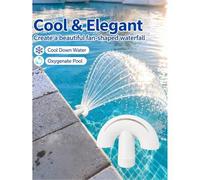 Shein 1 pieza/Set Boquilla Universal para Fuente de Piscina, Disponible en Varios Colores, ABS, Instalación sin Herramientas, Flujo Ajustable en Forma de Ab