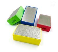 Shein 1 pieza/Set de 4 piezas Almohadillas de pulido de diamante hechas a mano, bloques de pulido de cerámica, vidrio y piedra, disco de pulido de cerámica