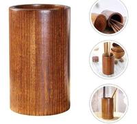 Shein 1 pieza Soporte de madera para palillos, Estante de almacenamiento de utensilios de cocina de madera, Soporte decorativo para palillos, cucharas, tene
