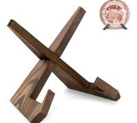 Shein 1 pieza Soporte de madera vintage hecho a mano para libro de cocina/tableta, estante rústico para libro de cocina adecuado para encimera de cocina y g
