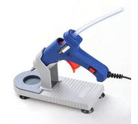 Shein 1 pieza Soporte de pistola de pegamento en caliente de plástico, base universal, adecuado para varias pistolas de pegamento en caliente, mantiene el b