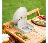 Shein 1 pieza Soporte multiusos para utensilios de cocina con montaje en pared, rejilla para cucharas y cucharones, regalo de Navidad