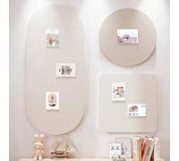 Shein 1 pieza Tablero de anuncios decorativo sin taladro, tablero de pared autoadhesivo para notas, tablero de fieltro minimalista nórdico, tablero de mensa