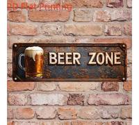 Shein 1 pieza Tablero de decoración de pared plano 2D con temática retro y estatua, 10*40cm, póster interesante para el área de cerveza, decoración del hoga