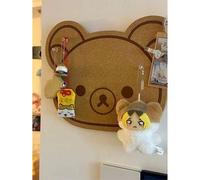 Shein 1 pieza Tablero de fieltro Decoración del hogar Tablero de decoración de pared Póster de fieltro Pegatina de pared Oso Pegatina de pared Rilakkuma Dec