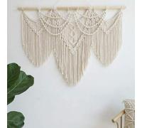 Shein 1 pieza Tapiz tejido a mano estilo bohemio como decoración de pared, colcha, colgante decorativo, bandera para habitación, decoración de habitación, t