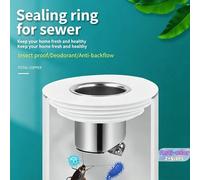 Shein 1 pieza Tapón de desagüe del fregadero de cocina, Anillo de sellado de la lavadora, Tapón a prueba de olores, Herramienta esencial anti-retorno de olo