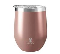 Shein 1 pieza Taza con forma de huevo de acero inoxidable aislada al vacío de doble pared de 340ml/12oz, adecuada para el hogar, la oficina, viajes al aire