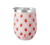 Shein 1 pieza Taza con forma de huevo de acero inoxidable aislada al vacío de doble pared de 340ml/12oz, adecuada para el hogar, la oficina, viajes al aire