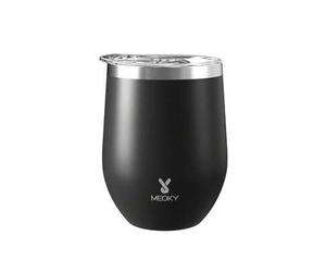 Shein 1 pieza Taza con forma de huevo de acero inoxidable aislada al vacío de doble pared de 340ml/12oz, adecuada para el hogar, la oficina, viajes al aire