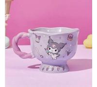 Shein 1 pieza Taza de cerámica púrpura - Para café o leche, da una vibra fresca pero linda al hogar o la oficina, excelente regalo de San Valentín/cumpleaño