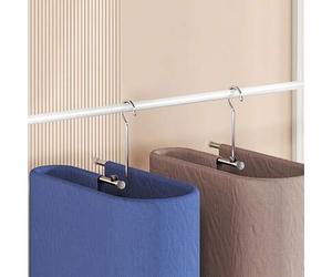 Shein 1 pieza Tendedero de acero inoxidable para sábanas, tendedero plegable, ahorrador de espacio, adecuado para el hogar y el balcón, material de acero in