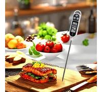 Shein 1 pieza Termómetro electrónico de temperatura líquida tipo sonda para alimentos en la cocina y herramienta de medición de temperatura líquida, para le