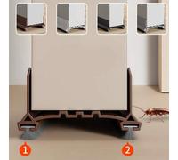 Shein 1 pieza Tira de sellado para parte inferior de puerta de PVC para dormitorio - Burlete ajustable con espacio sellable, burlete adhesivo para proteger