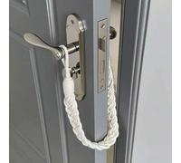 Shein 1 pieza Tope de puerta silencioso de cuerda vintage - Cuña tejida a mano que protege el piso o la pared, barrera elegante para puertas de hogar/oficin