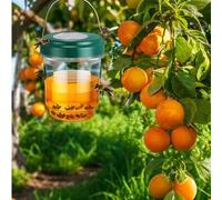 Shein 1 pieza Trampa de insectos LED alimentada por energía solar con ventana transparente, atrapamoscas y moscas de la fruta para uso interior/exterior, ad