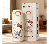 Shein 1 pieza Vaso aislado al vacío de doble pared Sanrio Hello Kitty de 320ml/10.82oz - Acero inoxidable 316, mantiene caliente/frío, a prueba de fugas, ad