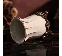 Shein 1 pieza Vaso de enjuague de baño de cerámica moderna, taza de cerámica de lujo, vaso de enjuague bucal de baño, taza de uso doméstico, vaso de enjuagu