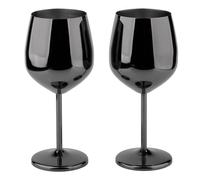 Shein 1 pieza Vaso de vino de acero inoxidable de 500ml - Lindo, vaso de vino irrompible adecuado para viajes, campamentos y piscina - Vaso de vino de metal