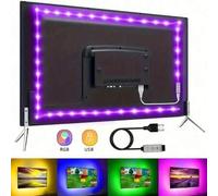 Shein 1 Rollo 1m~20m Tiras de Luces LED RGB, Tiras de LED Multicolor Alimentadas por USB con Control Remoto de 44 Teclas, Adecuadas para Dormitorio, Fiesta,