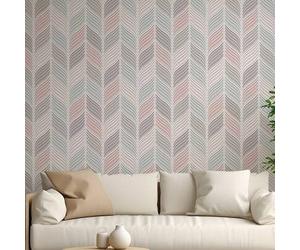 Shein 1 Rollo de 1m/3m/5m Papel tapiz con textura de hoja de pluma, patrón de hoja adecuado para decoración del hogar, gabinete de cocina, mesa, silla, reno