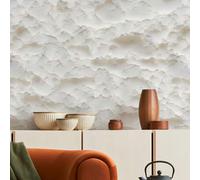 Shein 1 Rollo de 1m/3m/5m Papel tapiz vintage blanco con paisaje, papel de contacto autoadhesivo y removible, papel tapiz de vinilo para decoración del hoga