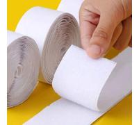 Shein 1 rollo de cinta adhesiva de gancho y bucle antideslizante, cinta adhesiva de doble cara resistente, tiras de gancho y bucle de nylon autoadhesivas de