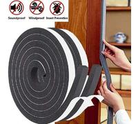 Shein 1 rollo de cinta de espuma autoadhesiva aislante - Tira de sellado resistente a la intemperie para puertas y ventanas, insonorización, prevención de f