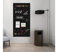 Shein 1 Rollo de decoración magnética de pared - Pizarra negra reutilizable de PVC, muy adecuada para decoración de oficina, hogar o aula, decoración de par