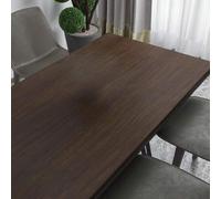 Shein 1 rollo de papel de contacto de madera de color marrón oscuro para decoración del hogar, papel tapiz de madera con efecto envejecido, autoadhesivo, re