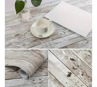 Shein 1 Rollo de Papel Tapiz Autoadhesivo con Grano de Madera Vintage, Tamaño 17.7 pulgadas X 39.3 pulgadas/118.1 pulgadas/196.8 pulgadas/393 pulgadas, Mate