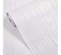 Shein 1 Rollo de papel tapiz autoadhesivo con textura a rayas, papel tapiz adhesivo, papel tapiz removible, adhesivo de pared autoadhesivo, para gabinete, m
