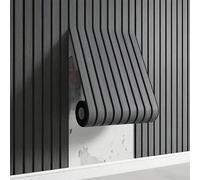 Shein 1 Rollo de Papel Tapiz Autoadhesivo con Textura de Madera, Pegatina de Pared de Vinilo Autoadhesiva 3D Texturizada Marrón, Papel de Contacto Removible