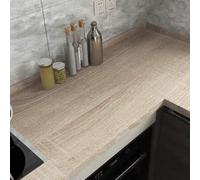 Shein 1 rollo de papel tapiz autoadhesivo de grano de madera, papel tapiz de madera desmontable, patrón aleatorio, estilo ladrillo y madera, papel contacto