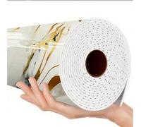 Shein 1 Rollo de Papel Tapiz Autoadhesivo Estilo Mármol de Lujo, 118 X 15.7 Pulgadas, Pegatina de Pared Despegable y Adhesiva, Resistente al Agua, Resistent