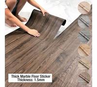 Shein 1 Rollo de Papel Tapiz Autoadhesivo Grueso con Grano de Madera Vintage 3D, Pegatina de Pared PVC Impermeable Despegable y Adhesiva, Adecuada para Dorm
