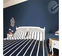 Shein 1 rollo de papel tapiz autoadhesivo removible de PVC de color azul oscuro mate, papel tapiz adhesivo para cocina, dormitorio, sala de estar y muebles,