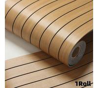 Shein 1 rollo, papel tapiz autoadhesivo 3D de 4 mm de grosor, diseño de grano de madera - Tipo autoadhesivo SXP, adecuado para decoración del hogar DIY, per