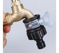 Shein 1 Set Adaptador De Grifo De Agua Universal Duradero Con Conector Rápido De Manguera De Plástico Para Lavar Coches E Irrigación De Jardines