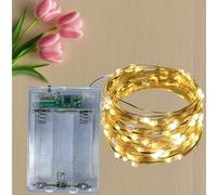 Shein 1 Set de Luces de Hadas LED con Temporizador y Modo Encendido Constante, Alimentadas por Batería, Disponibles en Longitudes de 2m/3m/4m/5m con 20/30/4