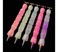 Shein 1 Set de Pinceles para Pintura de Diamantes 5D, incluye puntas de acero inoxidable #1 y #6, adecuado para principiantes y artistas experimentados, art